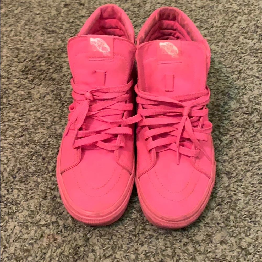 Pink vans hightop